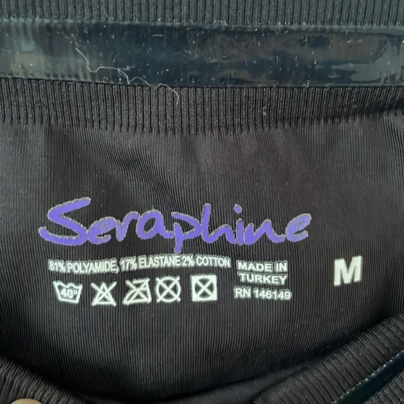 Seraphine High Waisted Maternity Leggings Black M - Picture 2 of 2